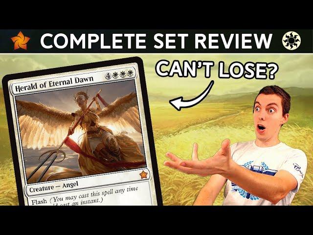  Complete Set Review!  -  Foundations   - White Cards - Constructed And Limited