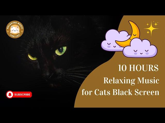 Relaxing Music for Cats Black Screen 10 Hours  Relaxing Music For Cat