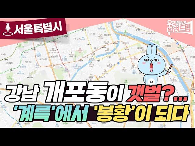 서울 강남 한복판에 ‘갯벌’?…‘개포동’ 부동산이야기