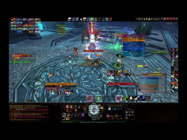 World of Warcraft 3.3.0 ICC 25 man second boss lady Deathwhisper