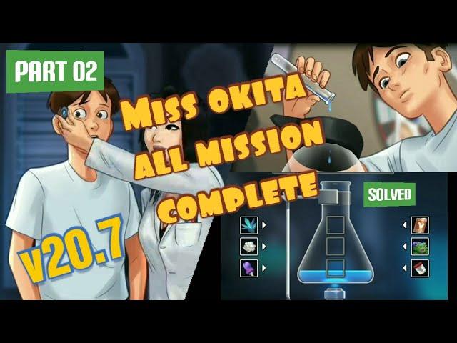 summertime saga walkthrough|Miss okita complete|part 02