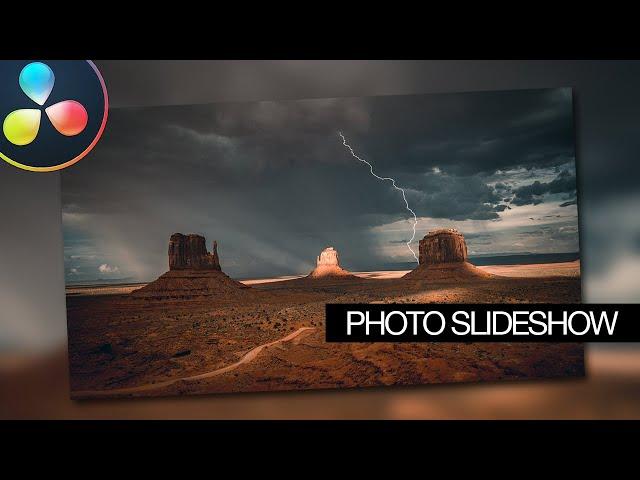 Professional Photo SLIDESHOWS FAST in Davinci Resolve 17