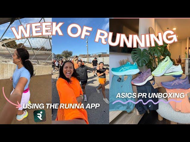 WEEK OF RUNNING: huge asics pr unboxing, runna training app