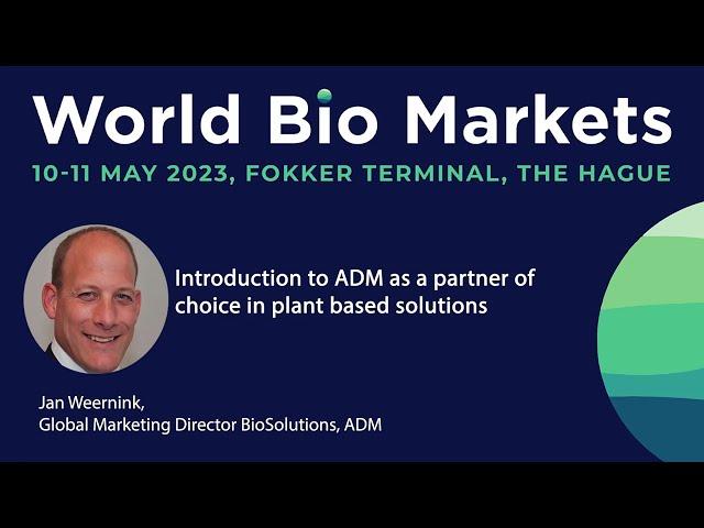 Introduction to ADM as a partner of choice in plant based solutions