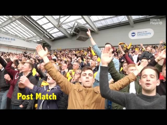 FAN CAM: Watford Fans At Brighton