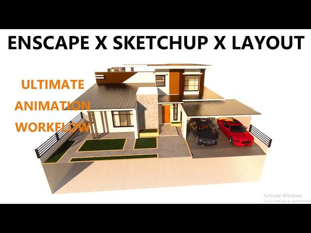 Sketchup for Architects - Imagine Motions Workflow (Slope House)