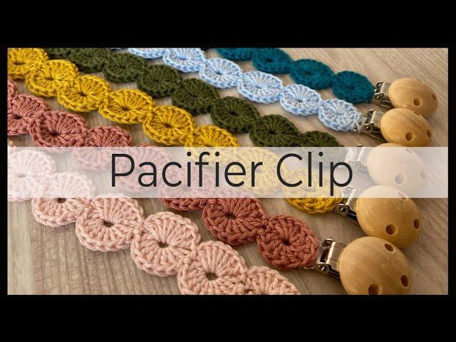 SO EASY Crochet Pacifier Clip  Crochet Pacifier Holder