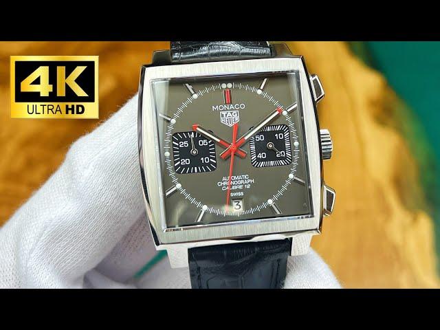 [ Review 4K] Tag Heuer Monaco Chronograph Calibre 12 CAW211J.FC6476 | Hotline: 0918.46.9999