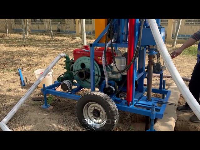 SUNMOY HF300D portable water well drilling rig