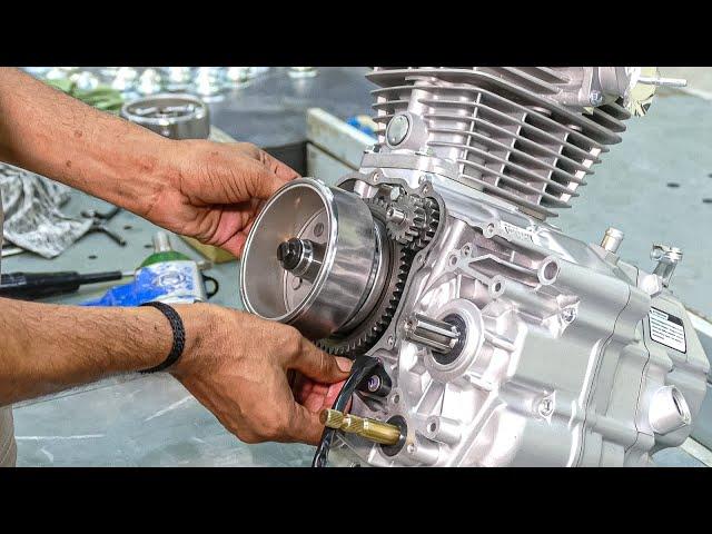 How Tezraftar 150cc Autorickshaw Engines are Assembled