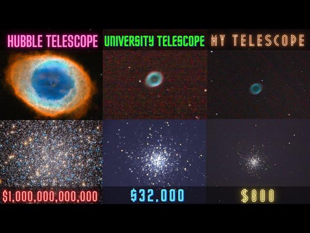 What YOU Can SEE Through a $1 Billion, $32,000 and an $800 Telescope! 