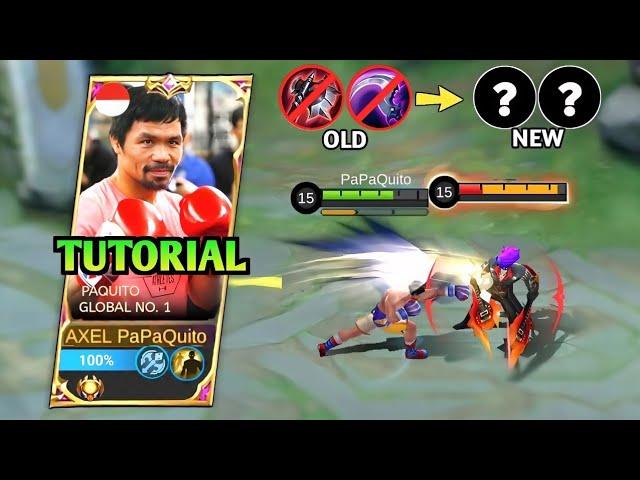 TOP GLOBAL PAQUITO 1 HIT NEW BUILD AND EMBLEM TO COUNTER MARTIS | PAQUITO TUTORIAL MLBB