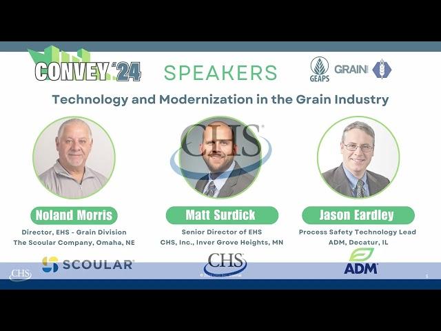 Technology and Modernization in the Grain Industry – Panel Discussion