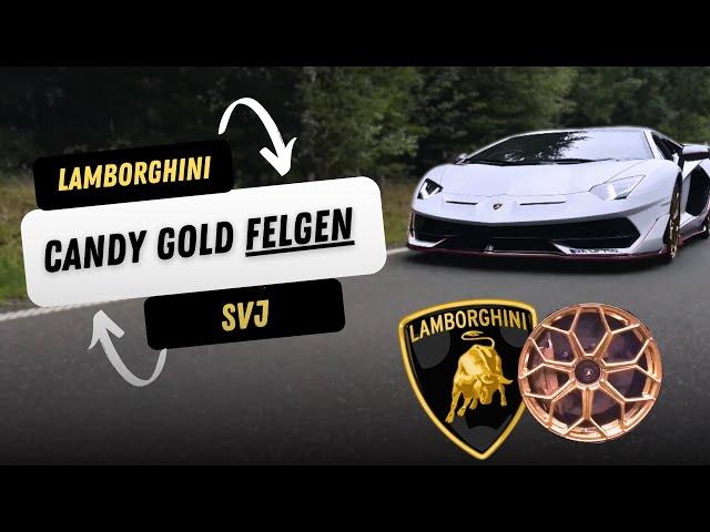 PBBR Pulverbeschichtung I #lamborghini  Aventador SVJ I Felgen Candy Gold I #felgenreparatur #tuning