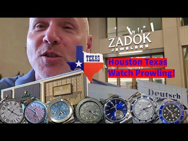 HOUSTON TEXAS WATCH PROWLING! Nautilus, Rolex,GP, Grand Seiko, IWC, Cartier, Lange, Zadok, deBoulle