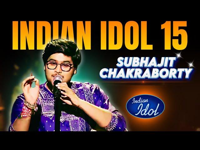 Subhajit Chakraborty Today Full Song Indian idol15| Subhajit Chakraborty Mahesh Bhatt Special Song