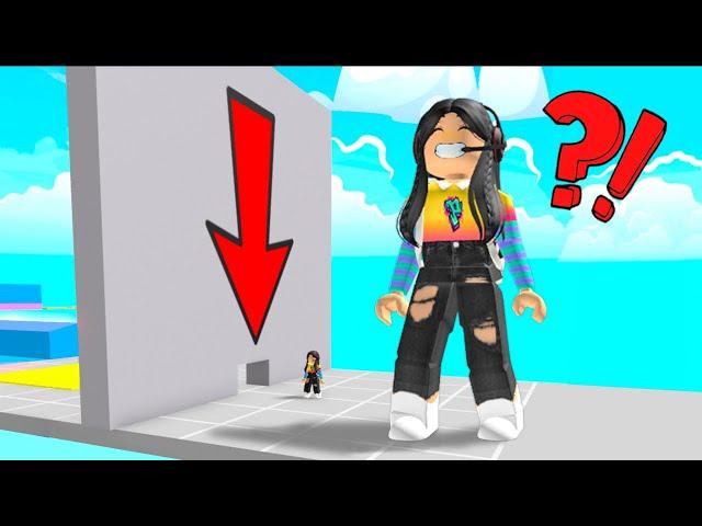 ROBLOX OBBY PERO TIENES QUE CAMBIAR DE TAMAÑO | Easy Grow Obby