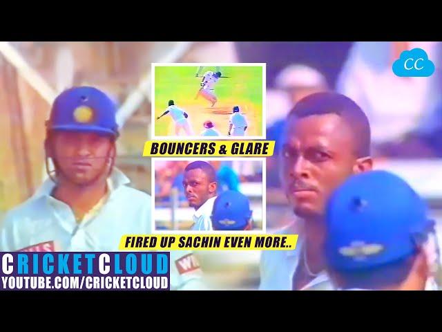 Sachin Activated God Mode vs Great West Indies Bowlers in 1994 | EPIC Bouncers | EPIC Shots in Reply