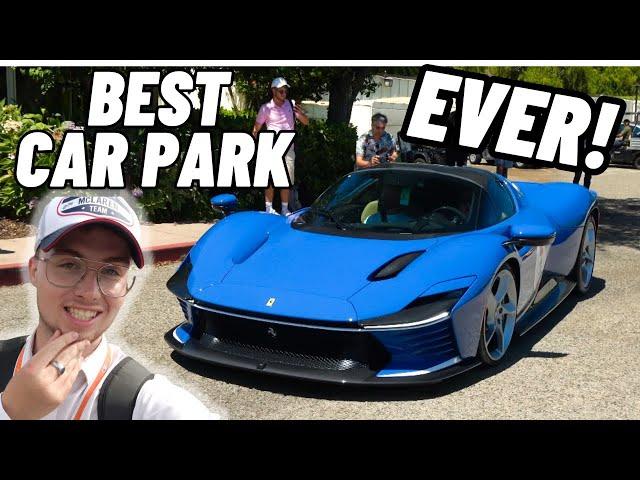 The most EXPENSIVE Car Park EVER! SUPERCAR Heaven at Quail car Week