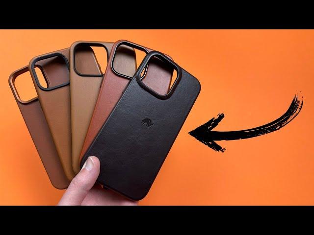 Top 5 Leather Cases for iPhone 15 Pro Max!