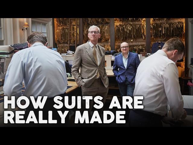 How a Savile Row Suit is Really Made: The Rest Is History goes to Anderson & Sheppard