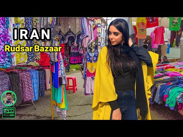 Grand Bazaar Walking Tour Rudsar CITY iran Bazaar - iran walking tour 2022