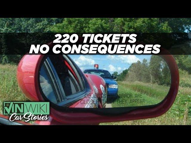 A clean driving record with 220 tickets?!