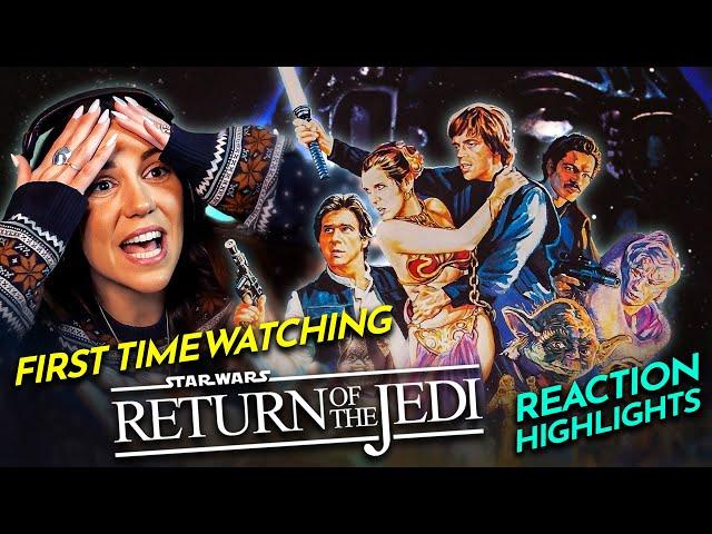 Coby loves her Ewoks RETURN OF THE JEDI (1983) Movie Reaction FIRST TIME WATCHING