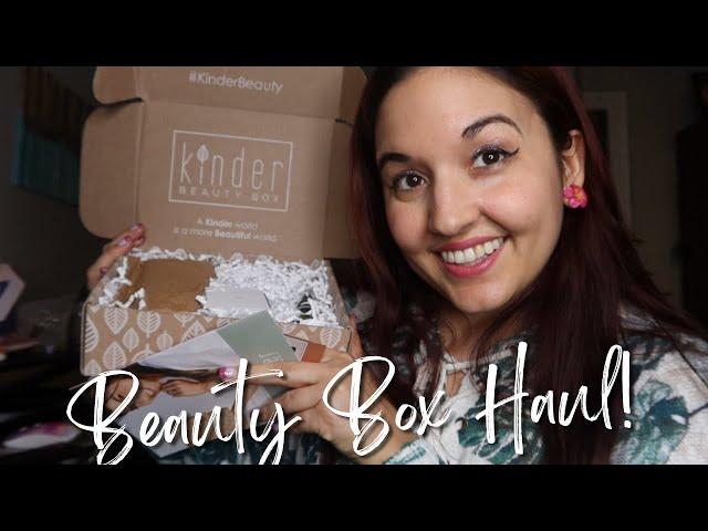 Trying KINDER BEAUTY+ Boxycharm & Beachly Beauty/Fashion Haul!