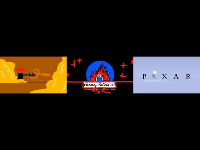 Gregory Amicar 57 & Pixar Studios & IncrediStudios Closing logo (2020-Present)