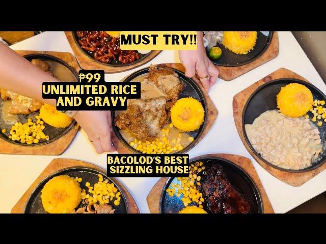 Bacolod’s best sizzling house with 99 Unli Rice at Gravy - Amatella sizzling house