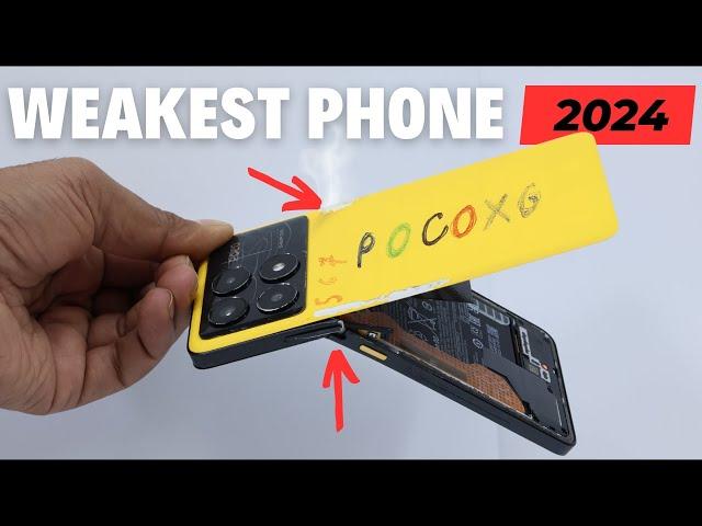 POCO Phones has a SERIOUS Problem - X6 Pro 5G Durability Test | Bend & Water