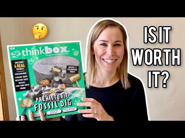 Testing the Think Box Prehistoric Fossil Dig Kit