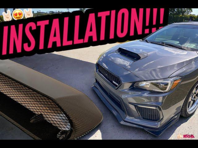 INSTALLATION | NOBLE RD STYLE HOOD SCOOP | 2015-2021 SUBARU WRX AND STI