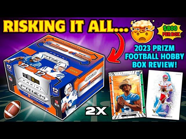 *WE PULLED A MONSTER! 2023 PRIZM FOOTBALL HOBBY BOX REVIEW!