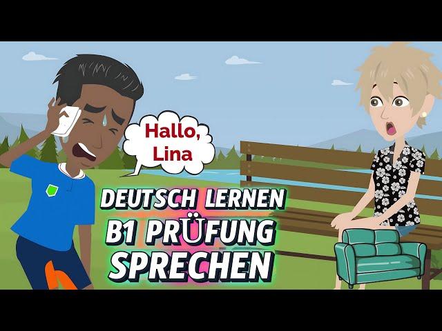 Deutsch lernen B1 Prüfung | German Dialogues | Deutsche Dialoge | über den Kauf eines neuen Sofas