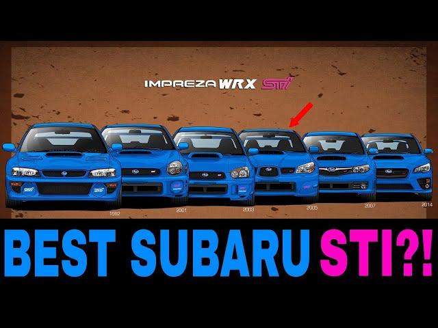 What is the BEST Subaru Impreza STI Generation?