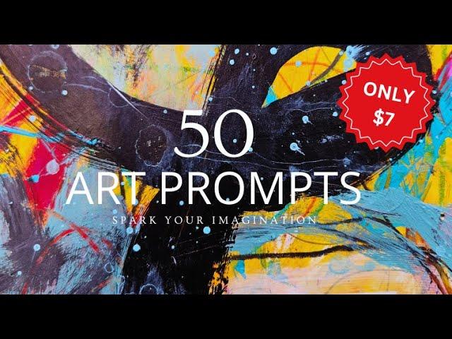 50 Abstract Art Prompts to Inspire!  Unlock Your Creativity and Break Free from Creative Blocks!