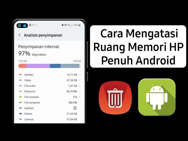 Ruang Memori Penuh? | Cara Mengatasi Ruang Memori HP Penuh Android | File Sampah Hilang Total