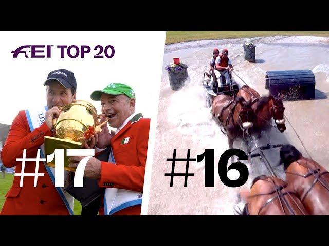 Mexico wins the Aga Khan Trophy & USA becomes Driving Champion | No. 17 & 16 | Top 20 moments 2018