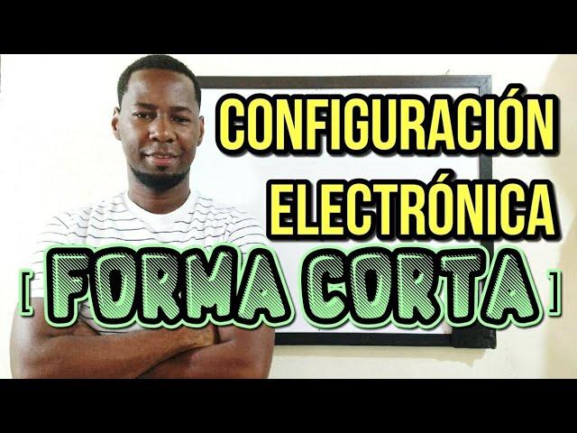 Configuración electrónica. Forma abreviada | Mg=[Ne] 3s²