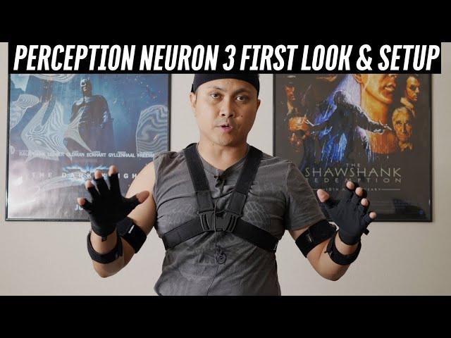 Perception Neuron 3 First Impression and Set up