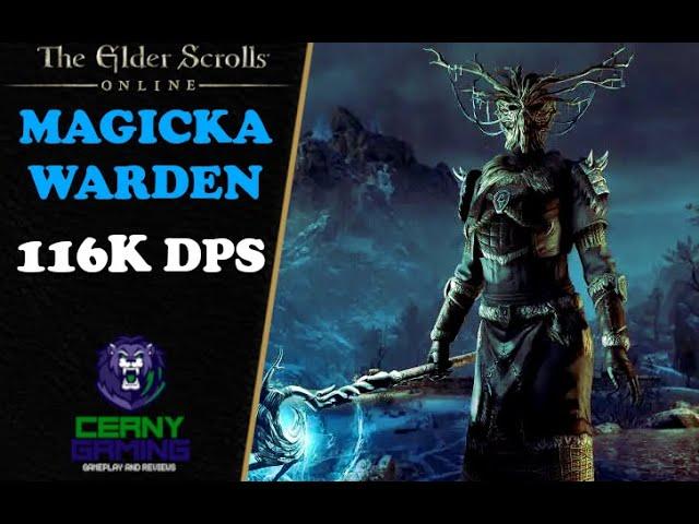 ESO Magicka Warden 116K DPS Build - Full MagDen DPS Build for The Elder Scrolls Online