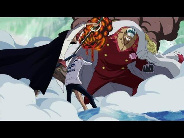 SHANKS STOPS AKAINU AND SAVE COBY ONE PIECE