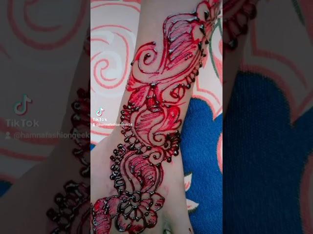 2023 Beautiful Kids Mehndi Design by Hamna Fashion Geek