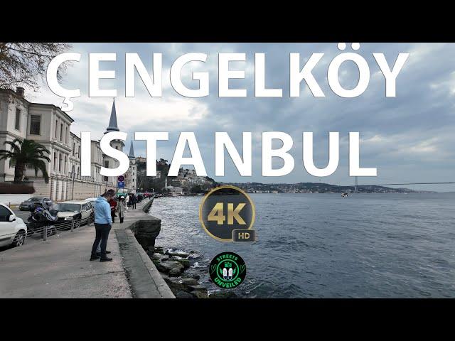 [4K] Çengelköy, Istanbul | historical town in #istanbul