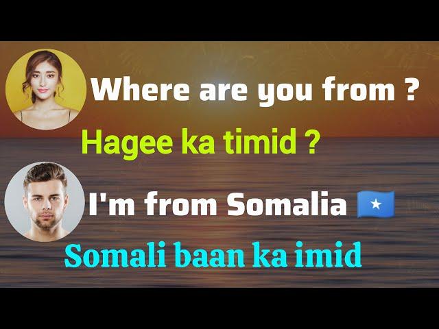 English to Somali Beginner Conversations - Part 2 | Quick Language Practice @Luqadda