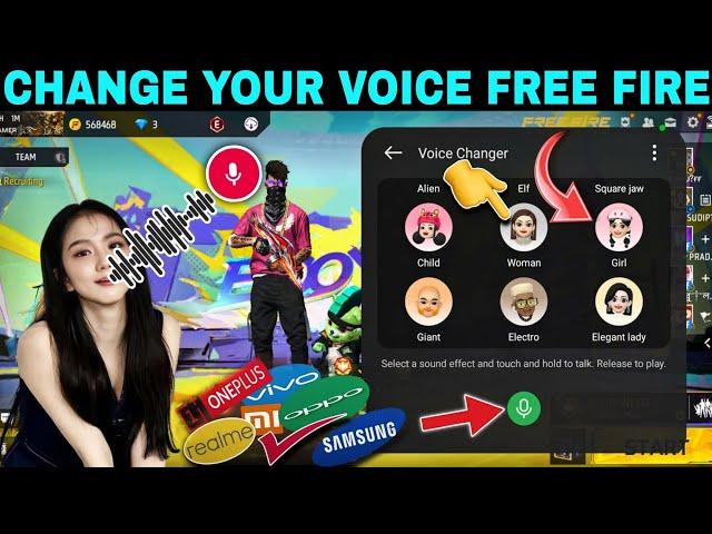 This game does not support voice changer/how tochange voice in free fire/girl voice changer app ff 7