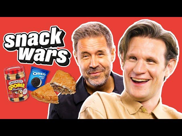 Matt Smith & Paddy Considine Are Revolted By A US Snack | Snack Wars