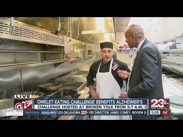 Bakersfield Mayoral Candidates take Omelet Eating Challenge